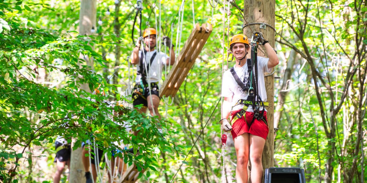 Ropes Course and Zip Line Harnessing