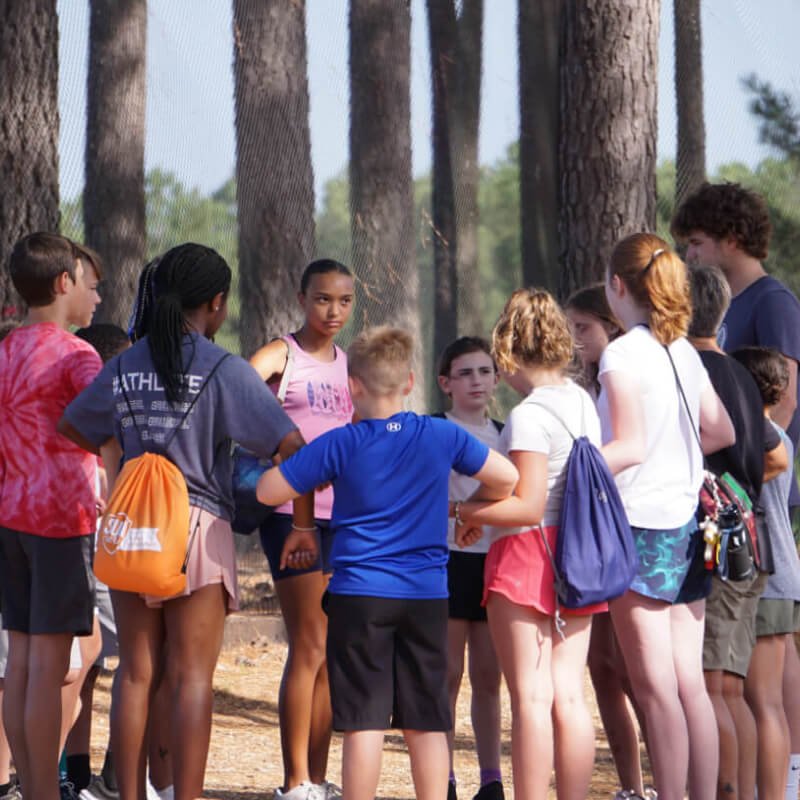 Children exploring nature at Canopy Adventure Park